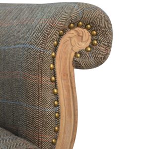 IN083 - Petite Multi Tweed French Chair-IN083