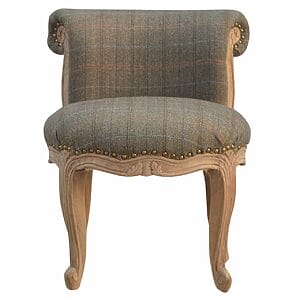 IN083 - Petite Multi Tweed French Chair-IN083-