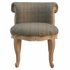 IN083 - Petite Multi Tweed French Chair-IN083-