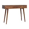 IN1002 - 3 Drawer Assorted Chestnut Console Table-