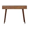 Artisan 3 Drawer Mixed Chestnut Console Table Mango Wood