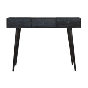 IN1047 - Ash Black 3 Drawer Console Table-IN1047-