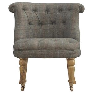 IN111 - Petite Multi Tweed Accent Chair-