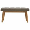 Solid Wood Nordic Lid Up Storage Bench