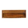 Wall Mounted Gold Art Pattern Chestnut Bedside 32x45x15cm