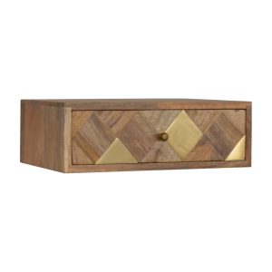 IN1292 -Wall Mounted Brass Inlay Bedside-