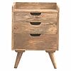IN139 - Gallery Back Bedside with 3 Drawers-IN139-
