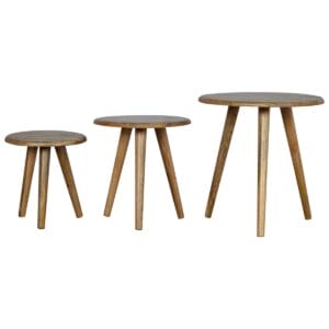 IN142 - Nordic Style Stool Set of 3-