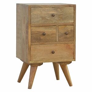 IN148 - Nordic Style 4 Drawer Multi Bedside-
