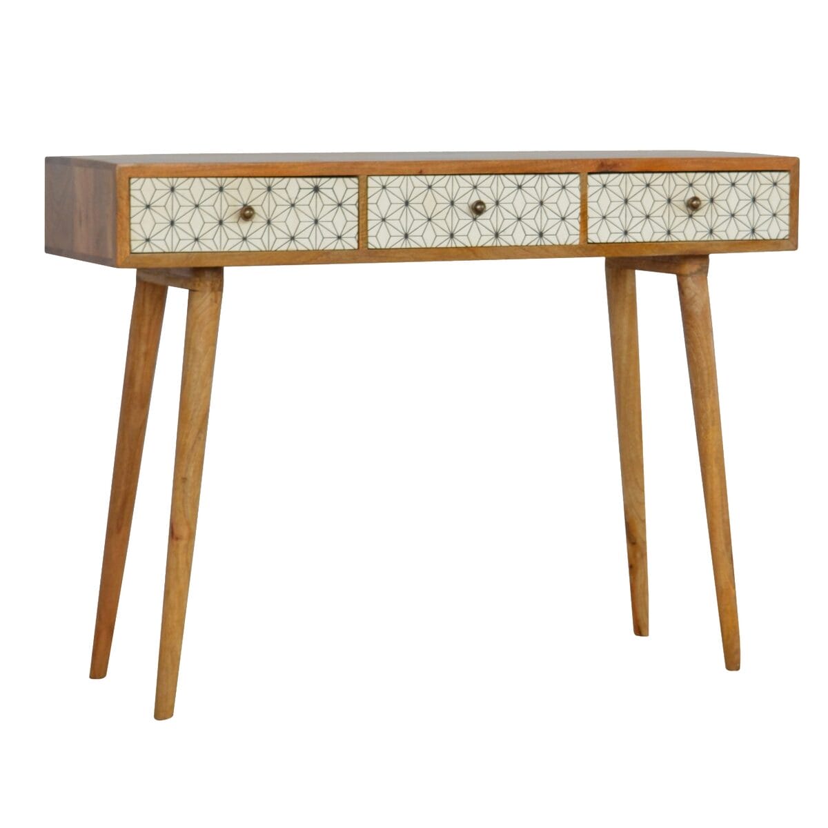 IN149 - Geometric Screen Printed Writing Desk-