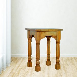 Artisan Country Style Petite End Table Solid Wood