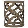 IN2043 - Grey Wash Cut-out Stool-IN2043-