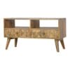 IN223 - Pineapple Carved Media Unit-