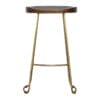 IN251 - Gold Iron Bar Stool-IN251-