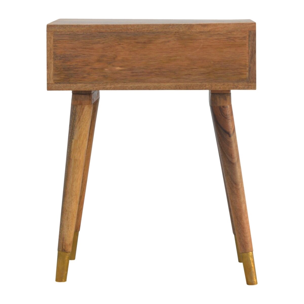 One Drawer Bedside with Gold Embossing