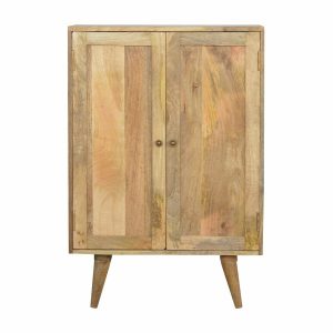 2 Door Solid Wood Wine Bar Cupboard