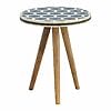 IN263 - Bone Inlay Tripod Stool-IN263-