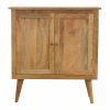 Artisan Solid Wood Nordic 1 Drawer Writing Desk with Open Slot