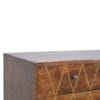 IN282 - Geometric Brass Inlay Media Unit-IN282