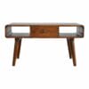 IN310 - Curved Chestnut Coffee Table-IN310-