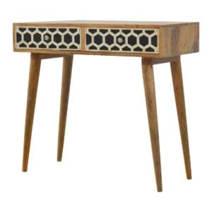 IN319 - Bone Inlay Console Table-