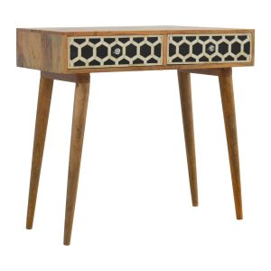 IN319 - Bone Inlay Console Table-IN319