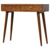 IN348 - Gold Art Pattern Console Table-