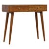 IN348 - Gold Art Pattern Console Table-IN348