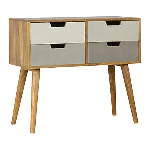 IN365 - Grey and White Gradient Console Table-