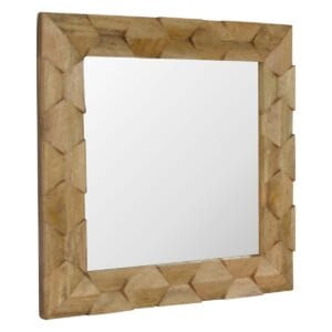 IN497 - Pineapple Carved Square Mirror-