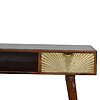 IN534 - Sunrise Carving Writing Desk-IN534