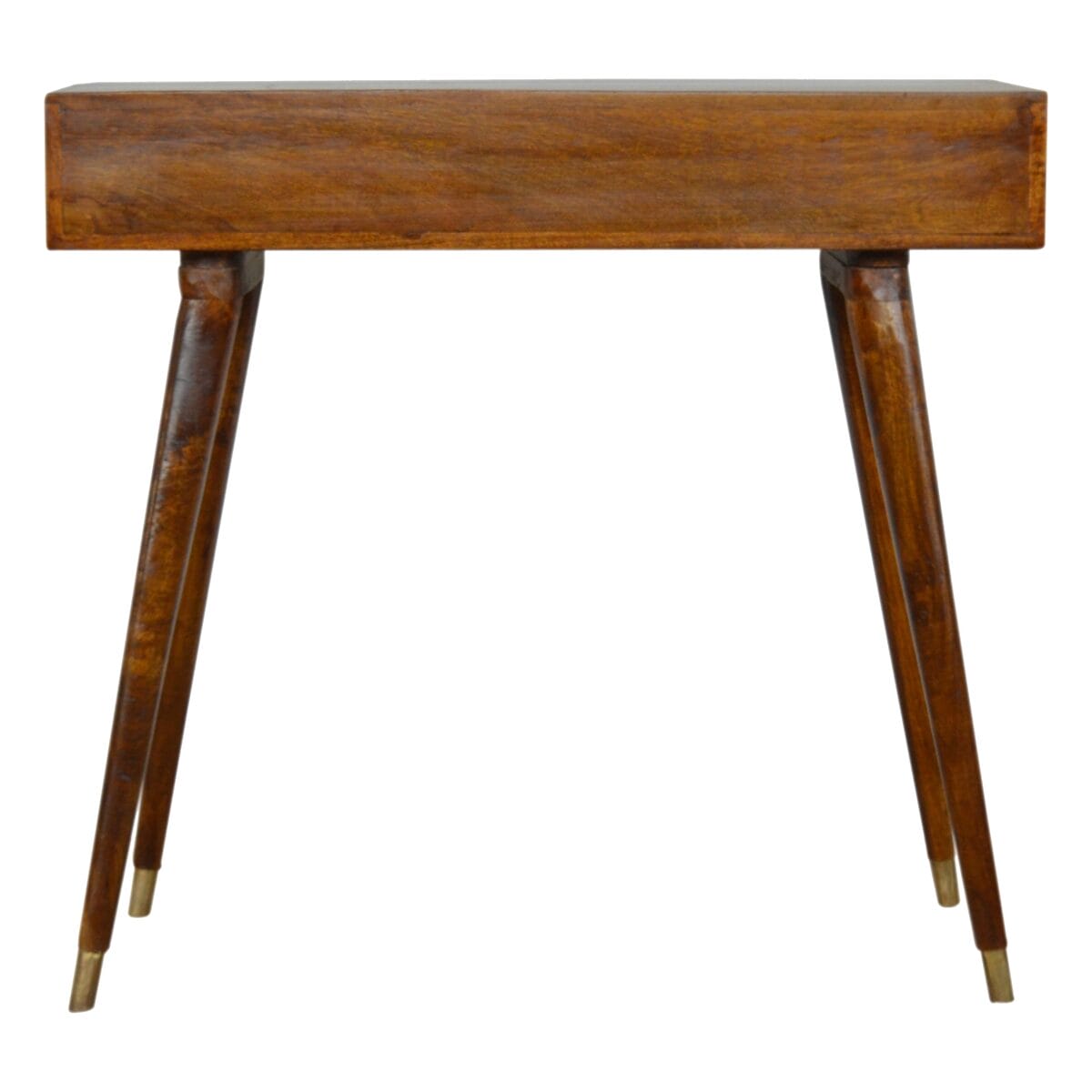 Artisan Sunrise Carving Writing Desk Mango Wood