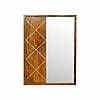 IN683 - Sliding Brass Inlay Wall Mirror Cabinet-IN683-