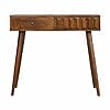 IN694 - Chestnut Prism Console Table-IN694-