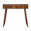 IN694 - Chestnut Prism Console Table-IN694-