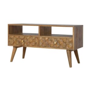 IN719 - Diamond Carved TV Unit-