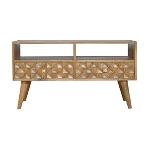 IN719 - Diamond Carved TV Unit-IN719-