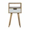 IN734 - Petite White Painted Bedside-IN734-