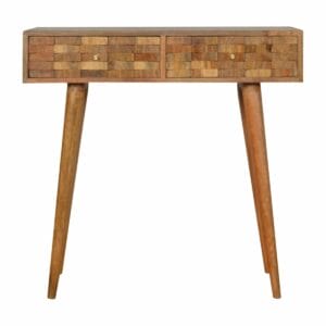 IN745 - Artisan Tile Carved Console Table