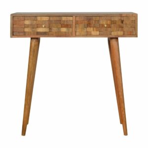 IN745 - Artisan Tile Carved Console Table