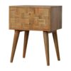 IN759 - Mixed 2 Drawer Bedside-