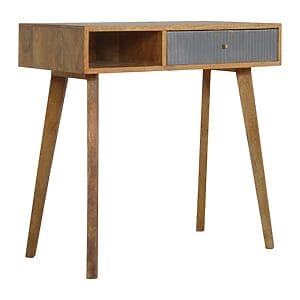 IN775 - Line Grey Painted Writing Desk-