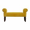 IN780 - Mustard Velvet Bench-IN780-