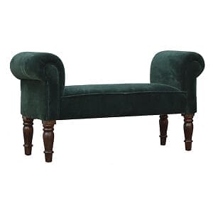 IN817 - Emerald Velvet Bench-