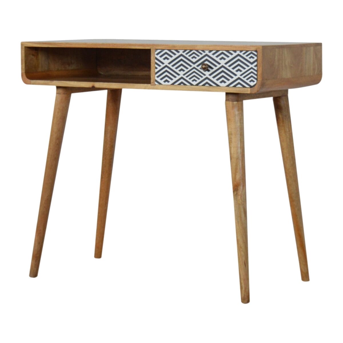 IN829 - Monochrome Print Writing Desk-