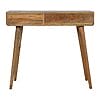 Black and White Diamond Print Writing Desk with Open Slot