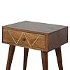 IN846 - Geometric Brass Inlay Bedside-IN846