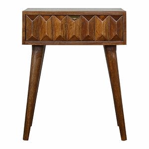 IN851 - Carved Chestnut Bedside-IN851-