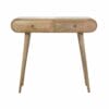 Artisan 2 Drawer Console Table with Rounded Edges