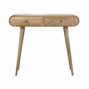 Artisan 2 Drawer Console Table with Rounded Edges